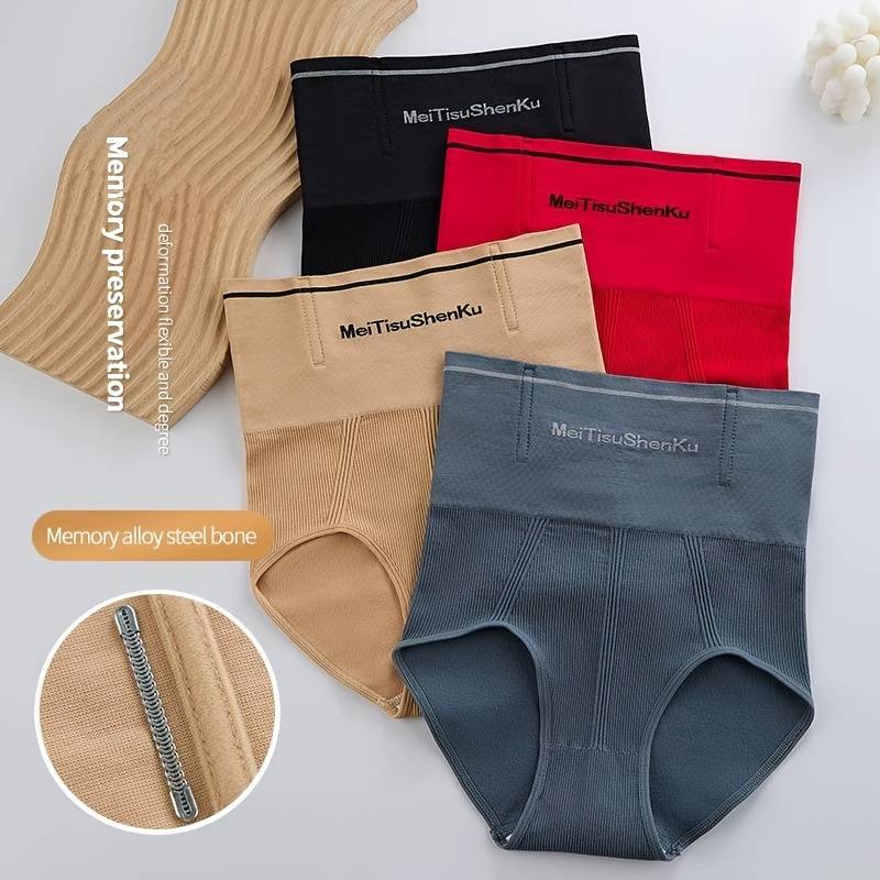New High Quality Women High Waist Seamless Panties Flat Belly Reducing Panty Hip Lift Tummy Control Underwear Comfort Briefs Underpants MT01