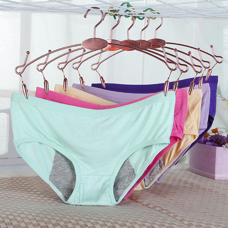 Flourish Pack Of 3 - Seamless Mid Waist Anti-Leak Menstrual Period, Leak-Proof Panties