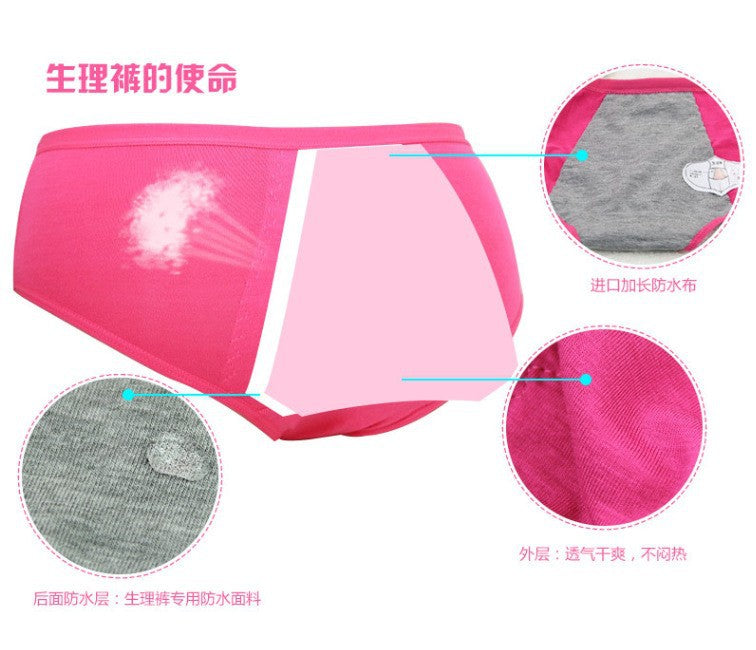 Flourish Pack Of 3 - Seamless Mid Waist Anti-Leak Menstrual Period, Leak-Proof Panties