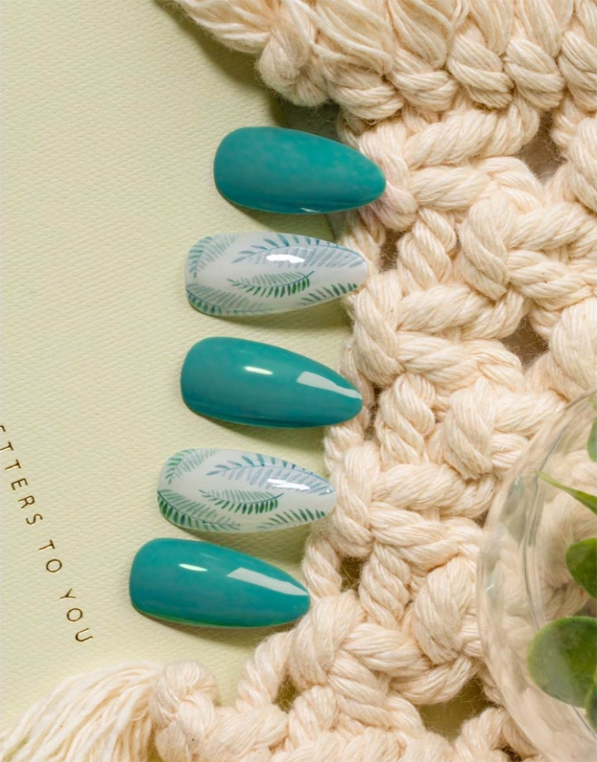 GDL Nail Art-Serene Fern ( 10000701)