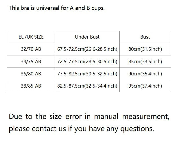 New Super Comfortable Push Up Sexy Seamless Light Padded T Shirt Bra C6