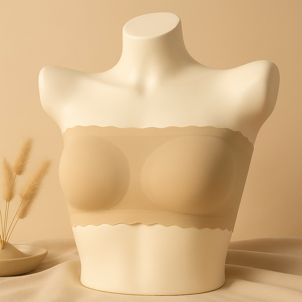 Flourish Strapless Bandeau Bra β Wireless, Padded & Seamless Tube Top S436