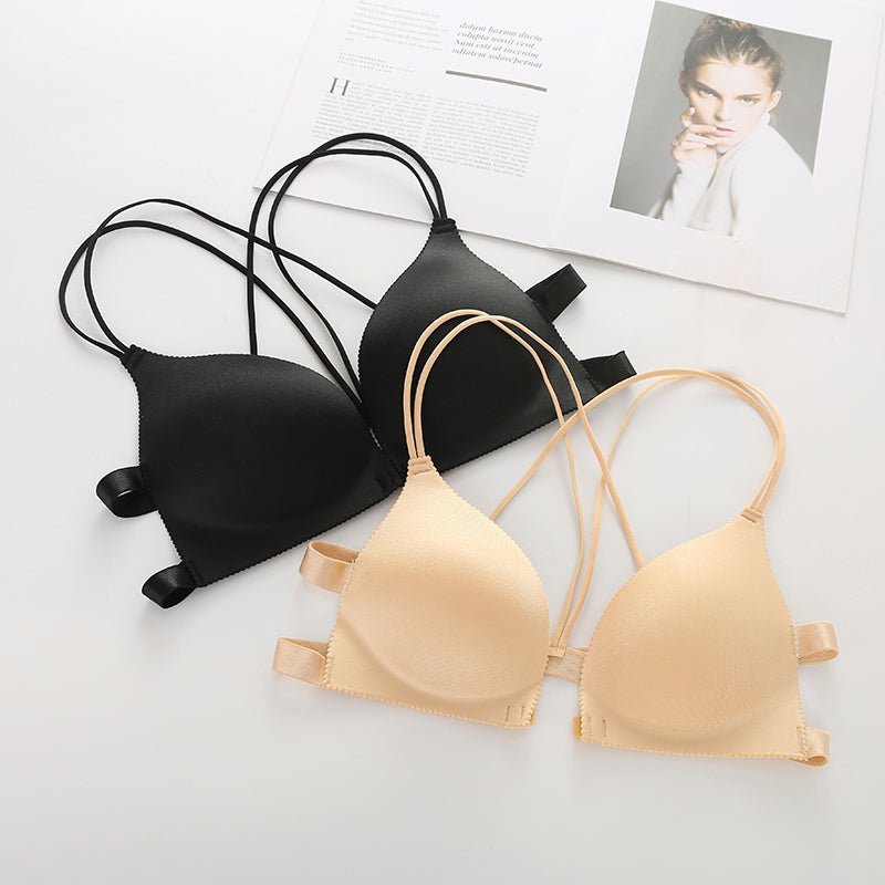 Pack of 2 New Seamless Front Closure Light Padded Beauty Back Padded Bra K162