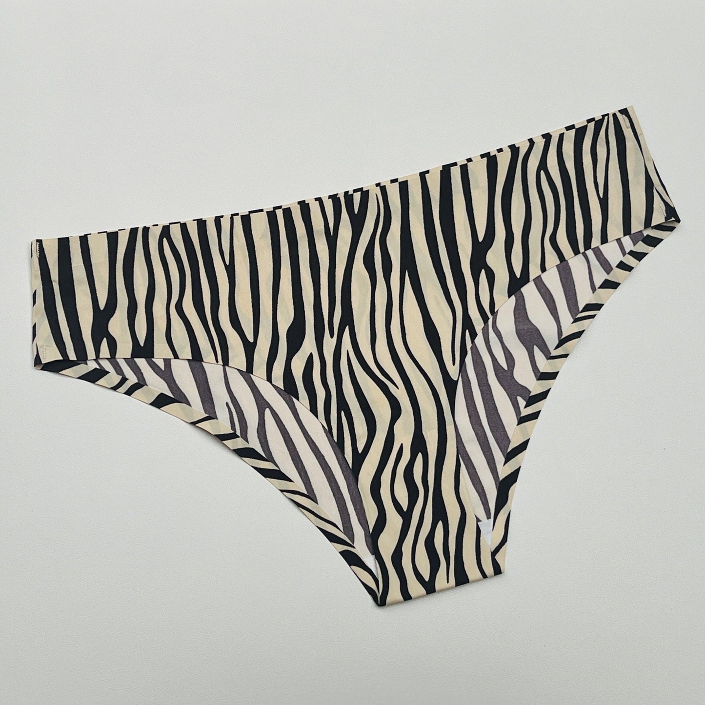 Losha Mid waist Laser Cut Panty -ZEBRA