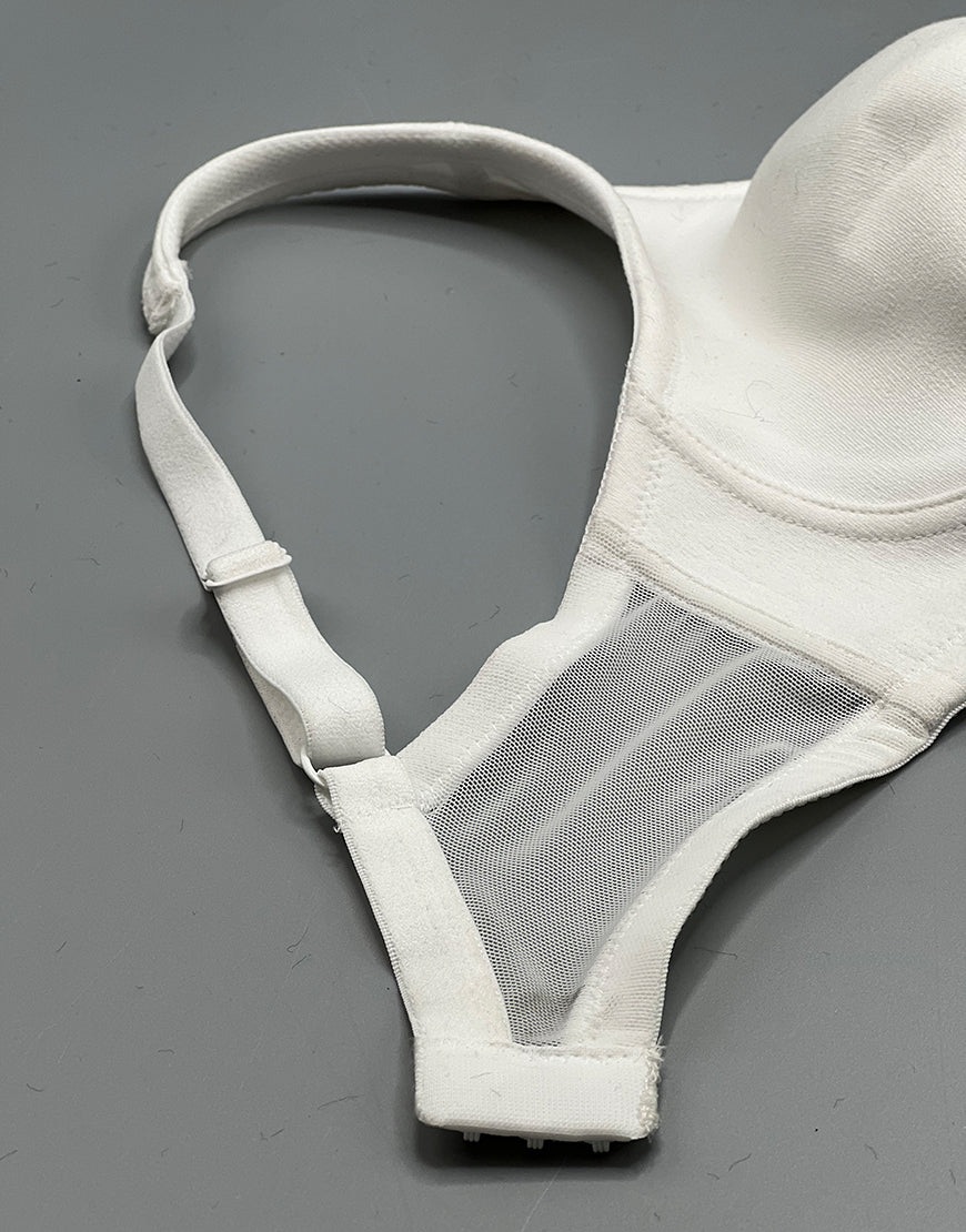 FULL COVERAGE SUPER SUPPORT SEAMLESS MOLDED CUPS MINIMIZER BRA-WHITE