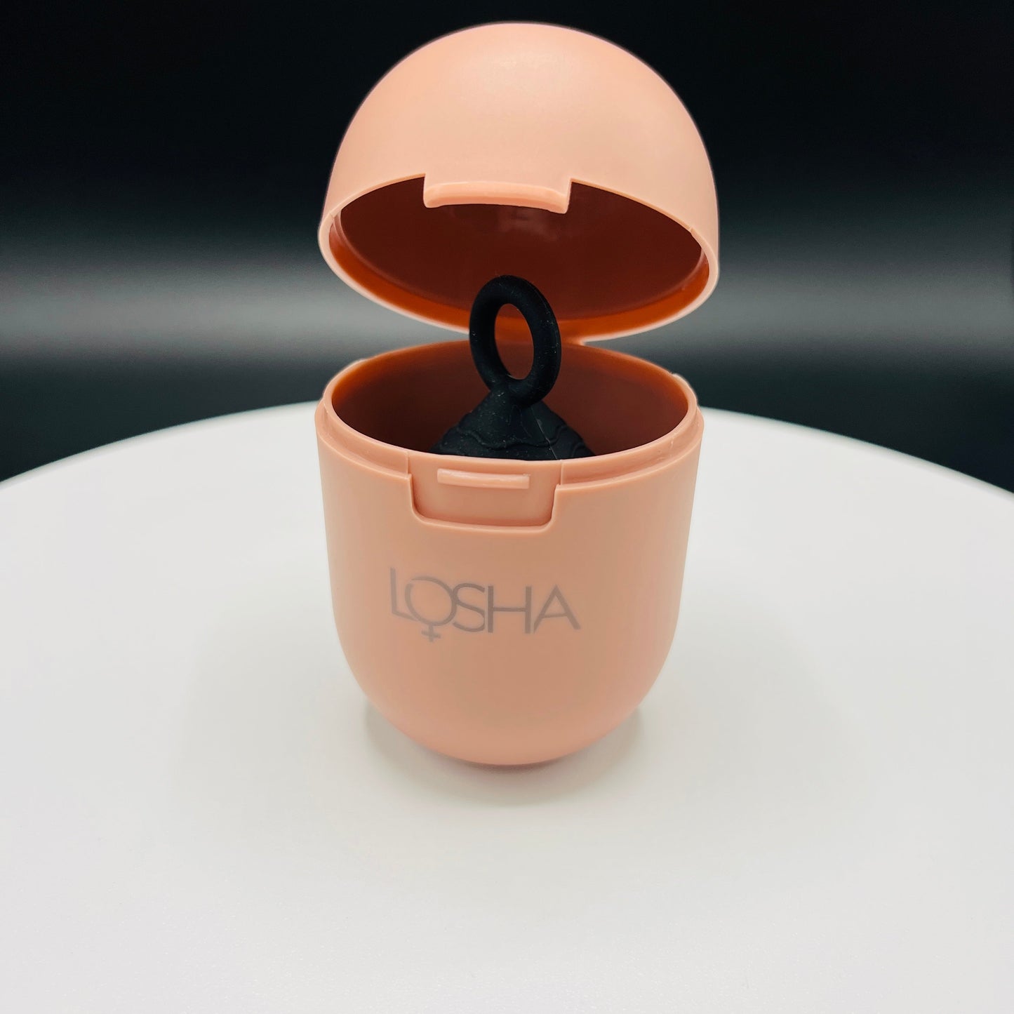 Losha Menstrual Cup WITH CupMate Sterilization Box-Black