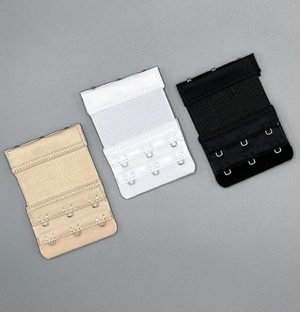 Pack Of 3 Extended Buckle Belt Lengthened Bra Extenders Extension Hooks for womens and girls