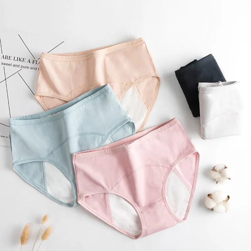 Flourish Pack Pack of 3 Low Waist High Quality Leak Proof Periods Panties