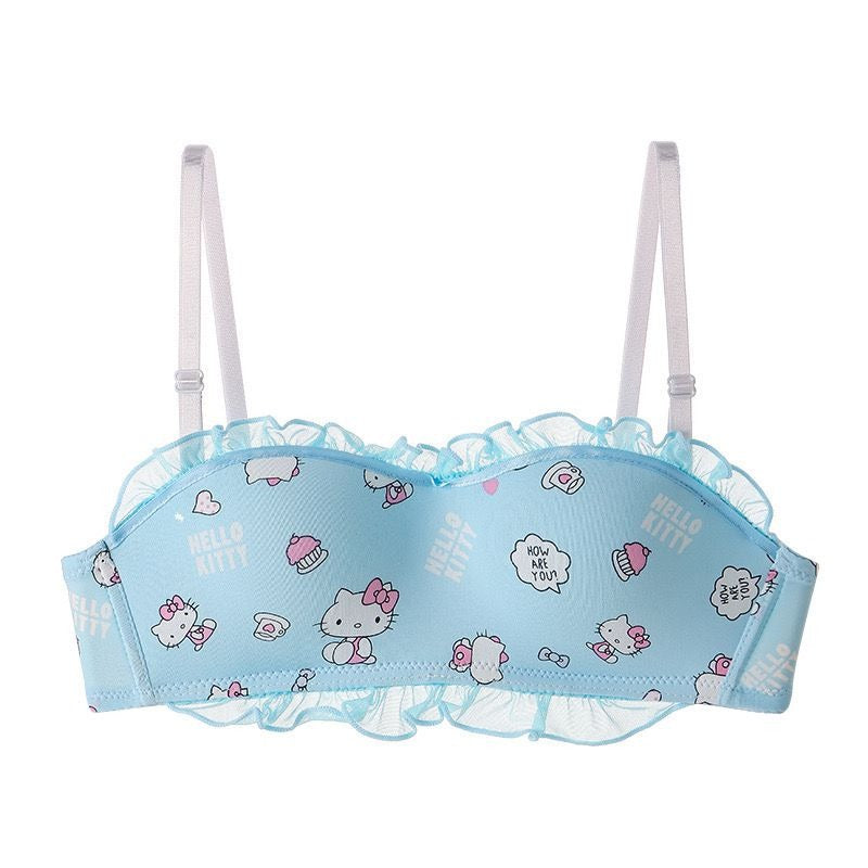 Flourish Japanese Style New Hello Kitty Print Padded Bra for girls