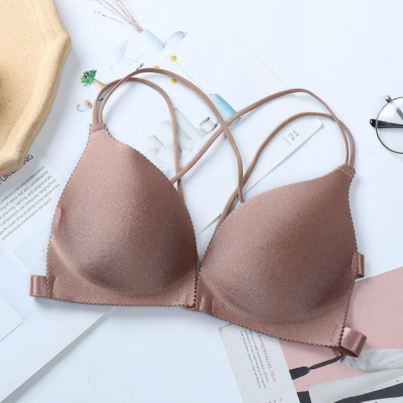 Pack of 2 New Seamless Front Closure Light Padded Beauty Back Padded Bra K162