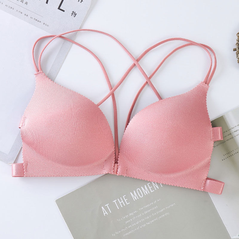 Pack of 2 New Seamless Front Closure Light Padded Beauty Back Padded Bra K162