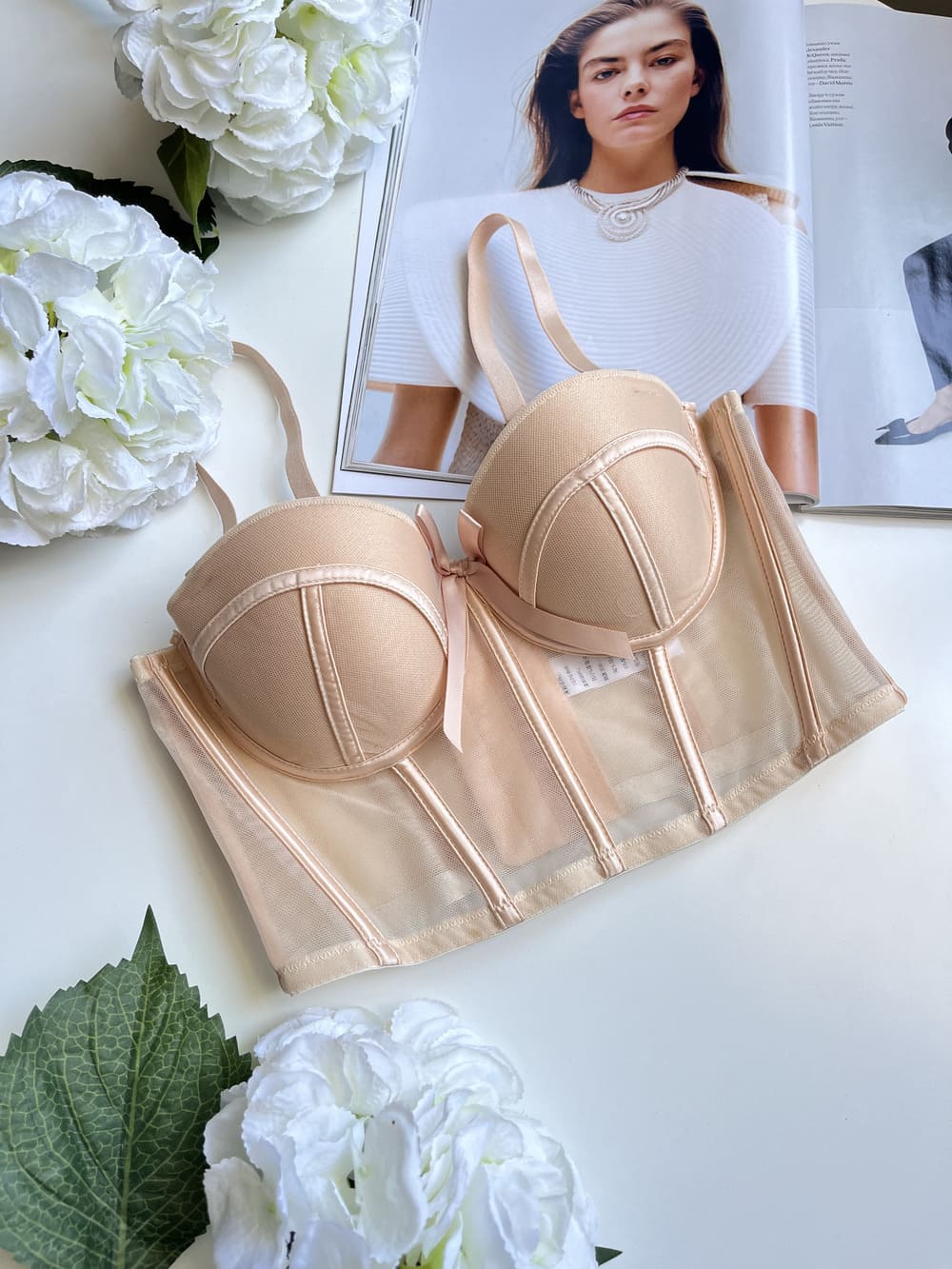 Ladies Imported Wired High Quality Half Cup Padded Push-Up half Camisole Top 1001