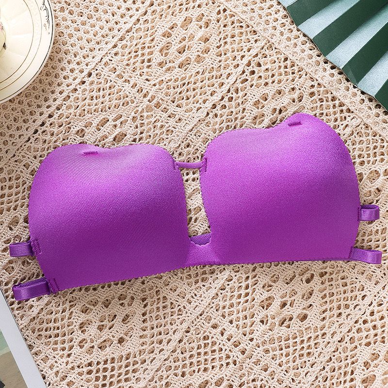 Free 1 Pc Light Padded Cute Strapless With Free Invisible Straps Strapless bra 3D20024  (suitable for small cup size)