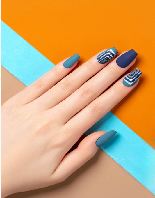 GDL Nail Art-Indigo Elegance (10000679)