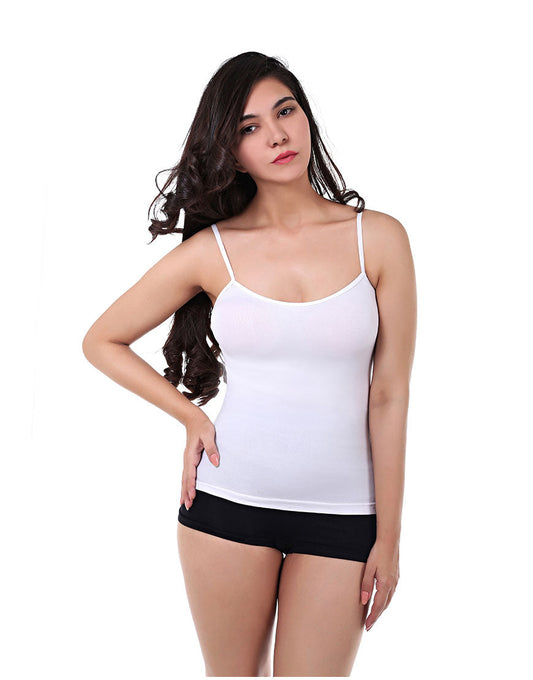 SEAMLESS CAMISOLE-WHITE