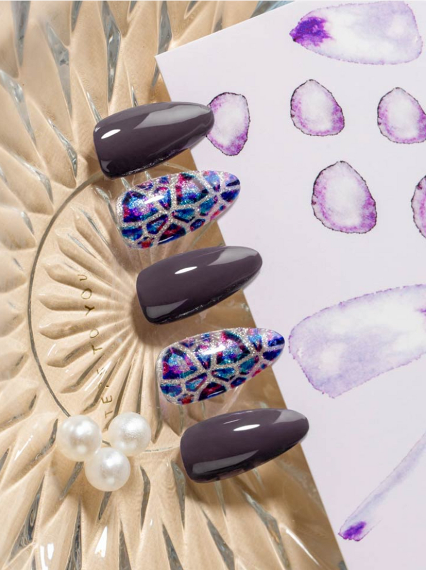 GDL Nail Art-Midnight Mosaic (10000693)