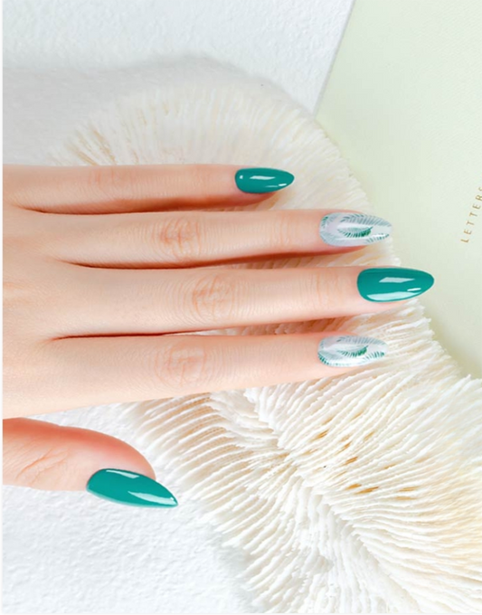 GDL Nail Art-Serene Fern ( 10000701)