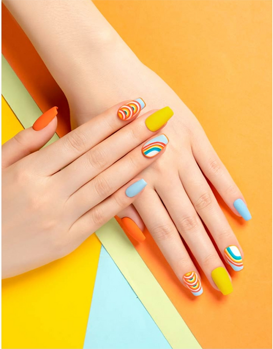 GDL Nail Art-Vibrant Rainbow (10000660)