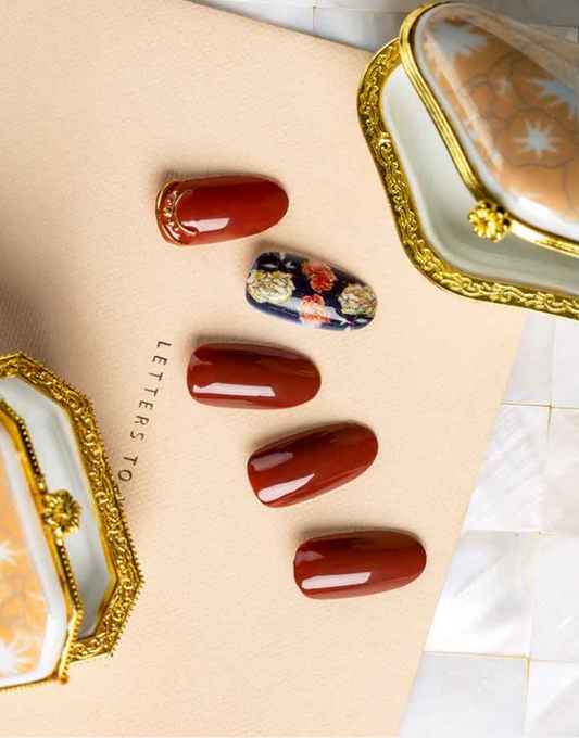 GDL Nail Art-Roses Are Red ( 10000616)