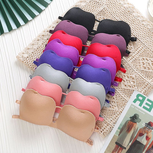 Free 1 Pc Light Padded Cute Strapless With Free Invisible Straps Strapless bra 3D20024  (suitable for small cup size)