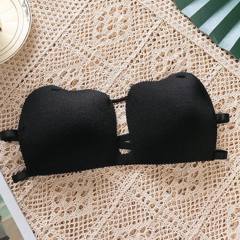 Free 1 Pc Light Padded Cute Strapless With Free Invisible Straps Strapless bra 3D20024  (suitable for small cup size)