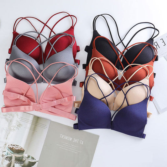 Pack of 2 New Seamless Front Closure Light Padded Beauty Back Padded Bra K162