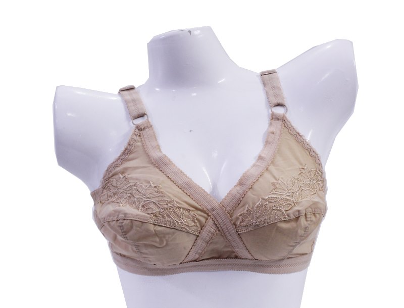 Flourish Cotton Cros Non-Padded Non-Wired Full Cover Bra