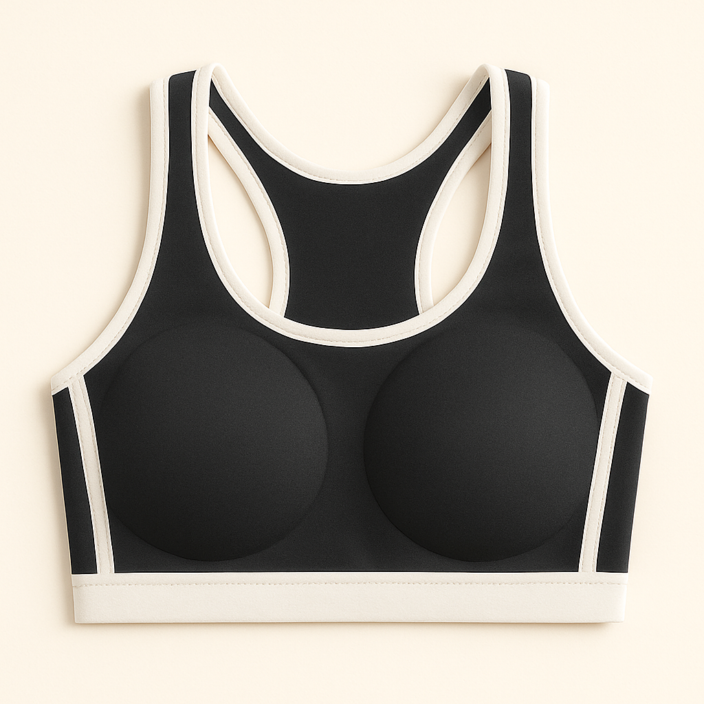 Flourish Pack Of 3 light Padded Cotton Sports Bra For Girls 004