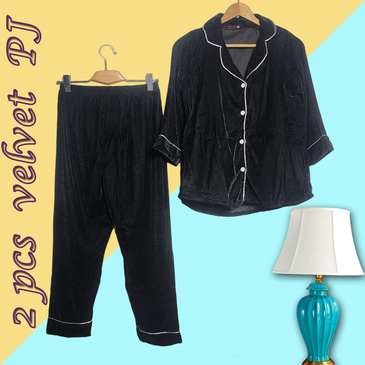 Flourish New High Quality Velvet T-Shirt & Pajama Winter Suit