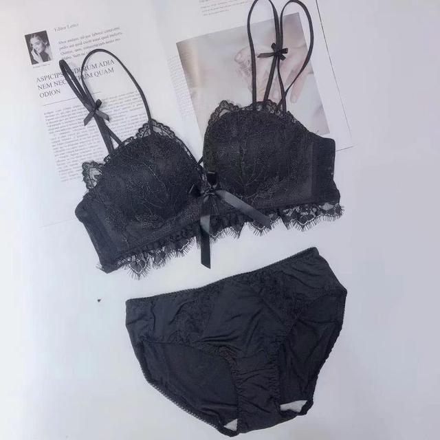 New High Quality Soft Push Up Embroidered Bridal Bra and Panty Set 8942