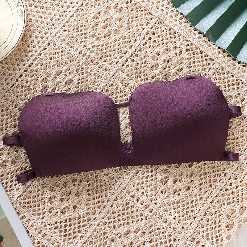 Free 1 Pc Light Padded Cute Strapless With Free Invisible Straps Strapless bra 3D20024  (suitable for small cup size)