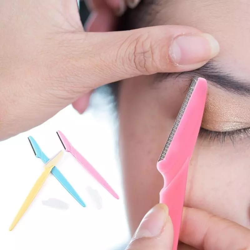 3 Pcs Tinkle Eyebrow Razor , Eyebrow Face Hair Removal & Shapper