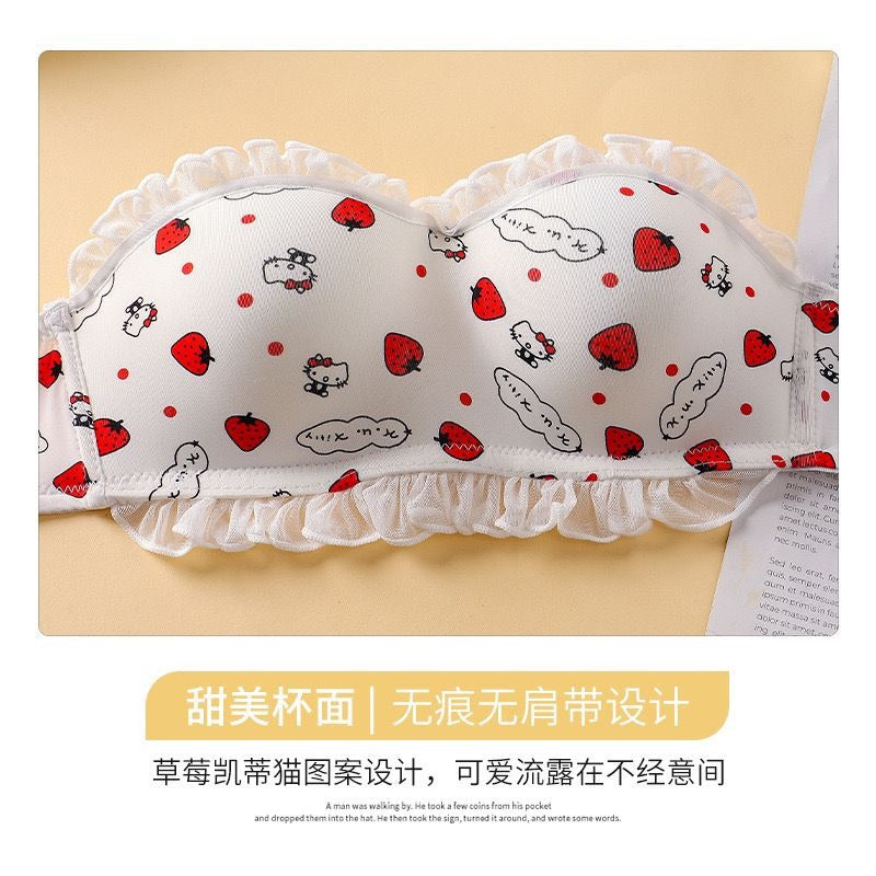 Flourish Japanese Style New Hello Kitty Print Padded Bra for girls