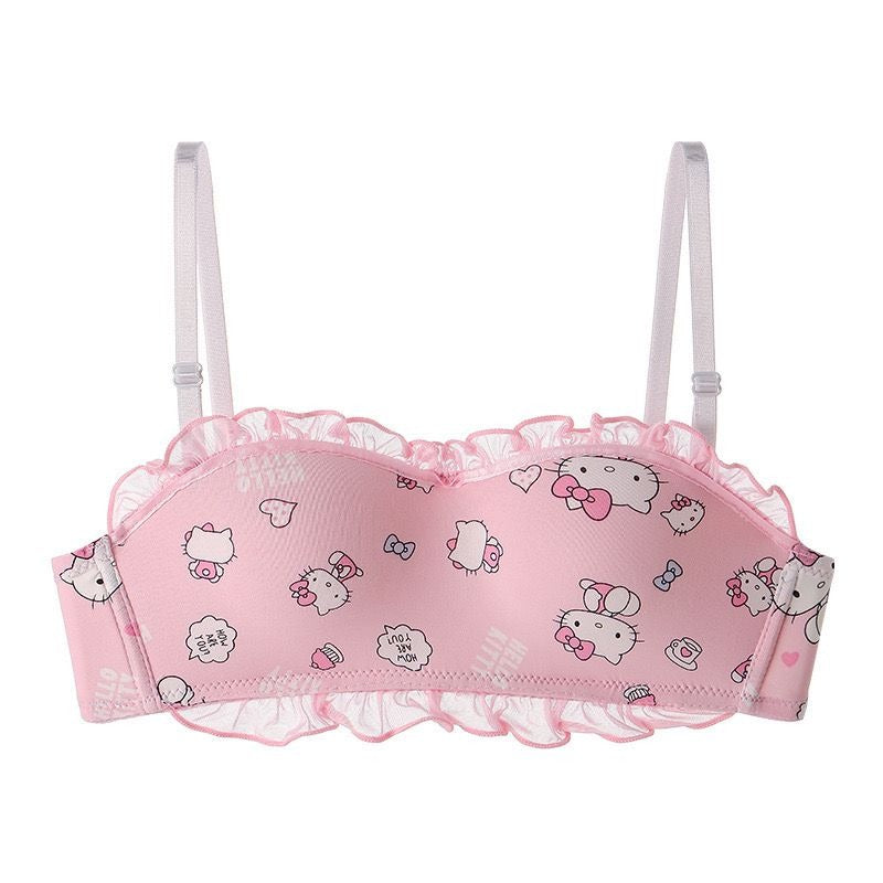 Flourish Japanese Style New Hello Kitty Print Padded Bra for girls