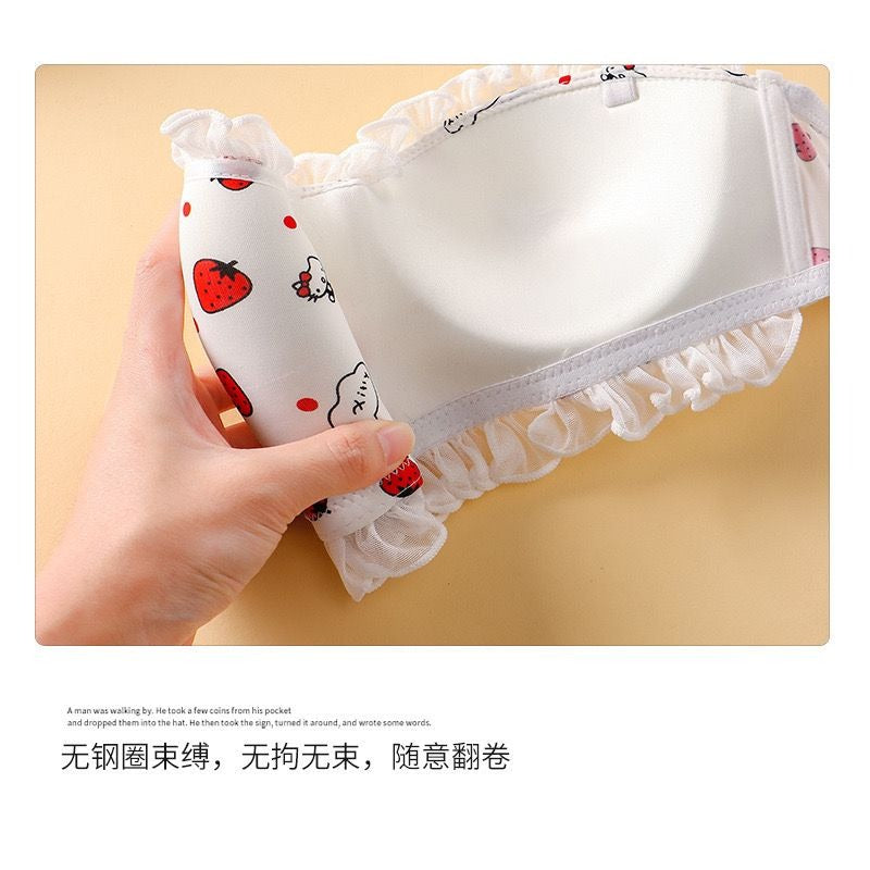 Flourish Japanese Style New Hello Kitty Print Padded Bra for girls