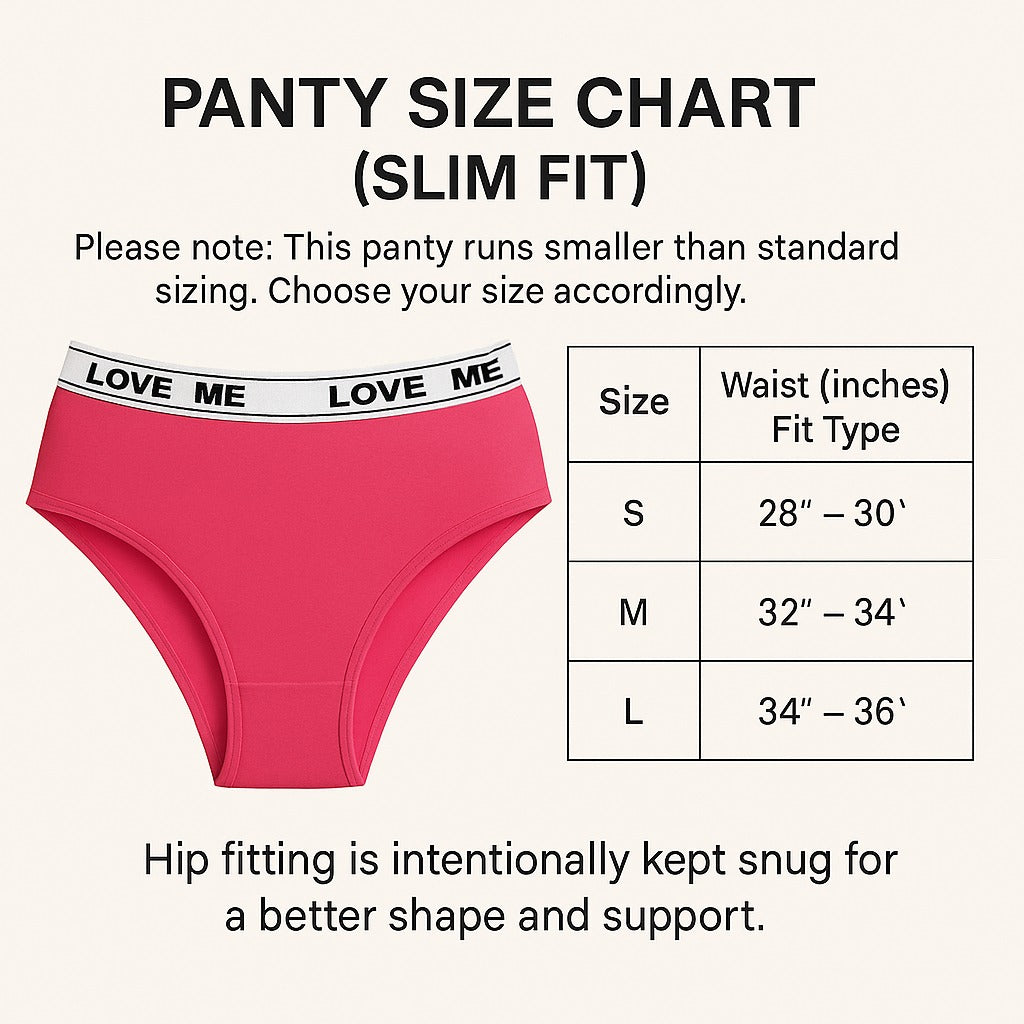 Flourish Plain Love Patti Casual Use Cotton Panties 606
