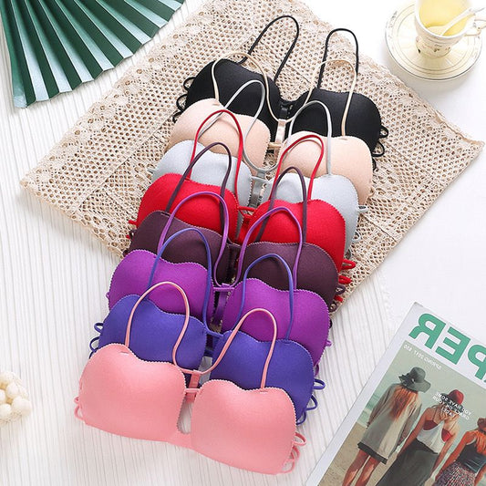 Free 1 Pc Light Padded Cute Tube bra 3D20023 (suitable for small cup size)