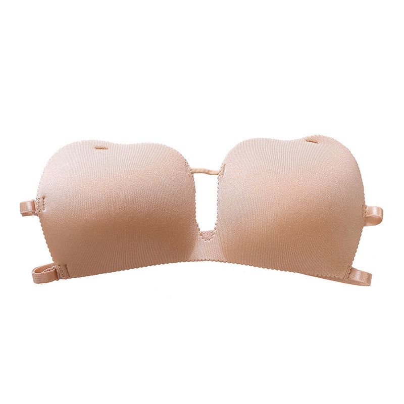 Free 1 Pc Light Padded Cute Strapless With Free Invisible Straps Strapless bra 3D20024  (suitable for small cup size)