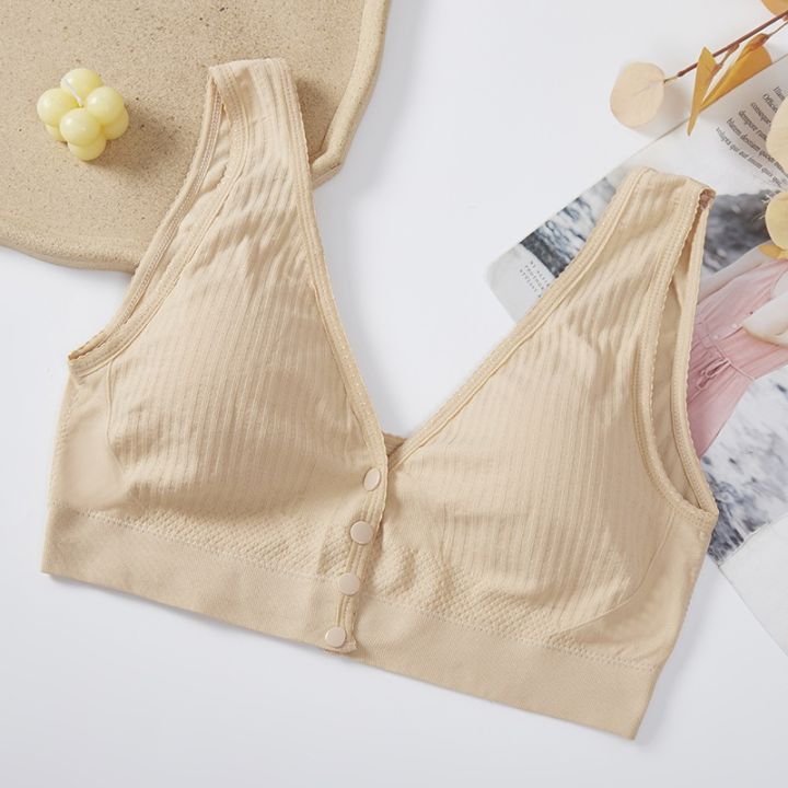 Flourish Front Button Wireless Open Padded Nursing Bra 2213 / 333
