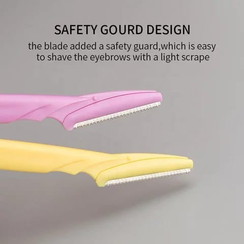 Free 3 Pcs Tinkle Eyebrow Razor , Eyebrow Face Hair Removal & Shapper