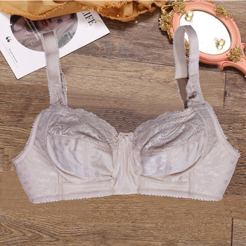 Flourish Exclusive Total Support Cotton Rich Embroidererd Bra Skin - 230496